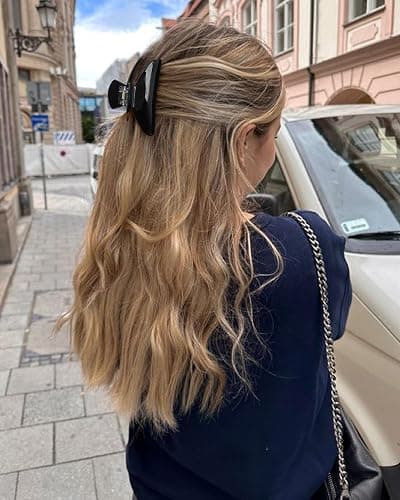 4Pcs Large Acrylic Clips - Big Non-Slip Banana Barrettes for Thick Hair, Strong Hold Jaw Clips for Women Girls thumbnail 5