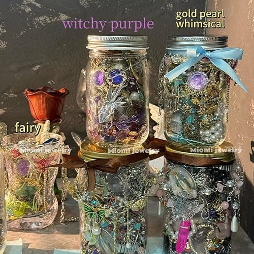 mystery jewelry jar custom mystery jewelry jar vintage whimsical fairy gothic thumbnail 8