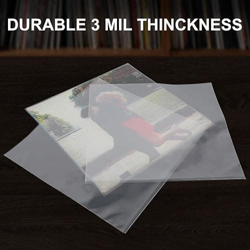 Gartopvoiz Gatefold Outer Vinyl Record Sleeves, 12" 3 Mil Plastic Album Cover Clear Protection, 15pcs thumbnail 6
