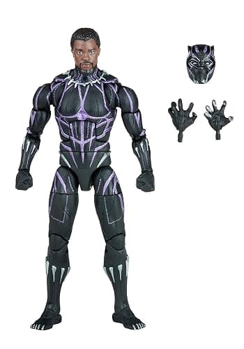 Marvel Hasbro Legends Series Legacy, 6" Black Panther Collectible Figure and 3 Accessories thumbnail 2