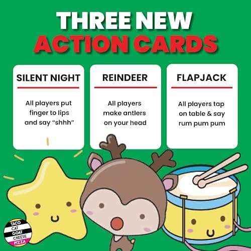 Santa Cookie Elf Candy Snowman Christmas Edition Holiday Card Game by Taco Cat Goat Cheese Pizza | Great for Stockings and White Elephant Gift | Fun for Kids, Teens, Adults, and Families | 2-8 Players thumbnail 6