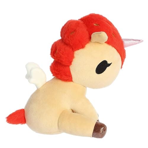 Aurora® Enchanting ©Tokidoki Delicious Unicorno Strawberry Stuffed Animal - Bright & Colorful Design - Showpiece Plush - Orange 8.5 Inches thumbnail 5