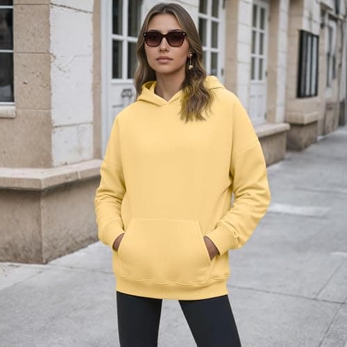 YARBCEN Womens Winter Fleece Hoodies Sweatshirts - Long Sleeve Pullover Sweaters With Pocket 2025 Fashion Outfits thumbnail 5