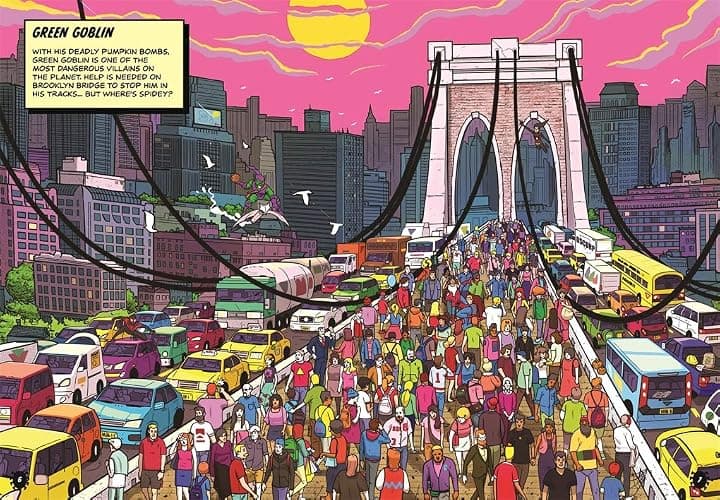 Where's Spidey?: A Marvel Spider-Man Search & Find Book thumbnail 3