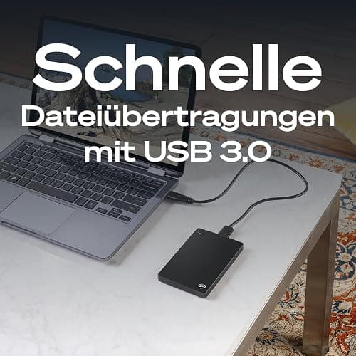Seagate Portable Drive 4TB tragbare externe Festplatte, 2.5 Zoll, USB 3.0, inkl. Datenrettungsdienst (STGX4000400) thumbnail 6