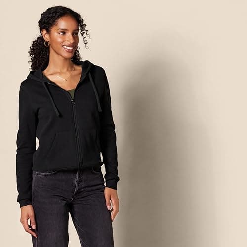 Amazon Essentials womens Fleece Full-Zip Hoodie (Available in Plus Size) thumbnail 2