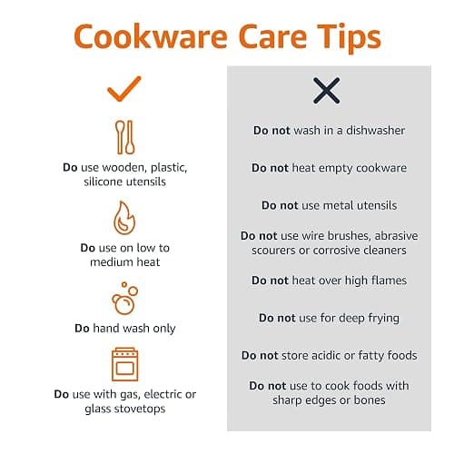 Amazon Basics Non Stick 3-Piece Kitchen Cookware Set, Includes 8-inch, 10-inch, 12-inch Pan, Black thumbnail 4