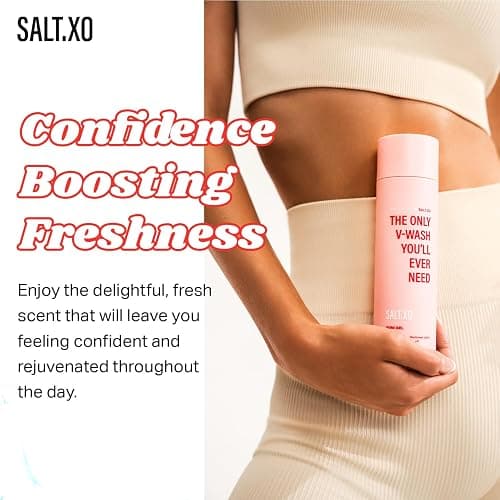 SALT.XO pH Balancing Yoni Gel Wash, Refreshing Peppermint Intimate Gel Wash for Women, pH Balance V Wash Cruelty-Free, Odor Fighting Feminine Hygiene Wash (8 Fl Oz) thumbnail 2