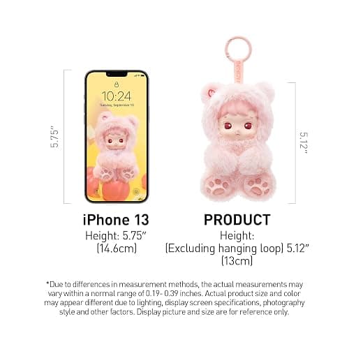 POP MART HACIPUPU Gummy Bear Series-Vinyl Plush Pendant Blind Box, Random Design Action Figures Collectible Toys Decorations, Holiday Birthday Gifts for Girls and Boys, Single Box thumbnail 3