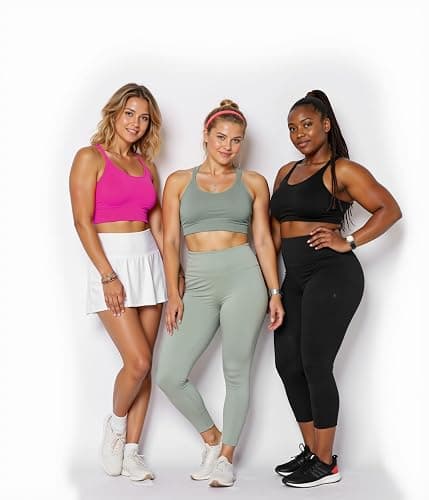 Sykooria 3 Pack Strappy Sports Bra for Women Sexy Crisscross for Yoga Running Athletic Gym Workout Fitness Tank Tops thumbnail 8