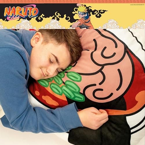 Franco Collectibles Naruto Ichiraku Ramen Bedding Super Plush Oversized Body Pillow (Official Licensed Product) thumbnail 5