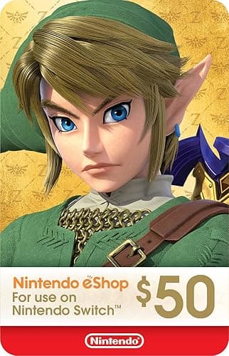 $50 Nintendo eShop Gift Card [Digital Code] - Image 1