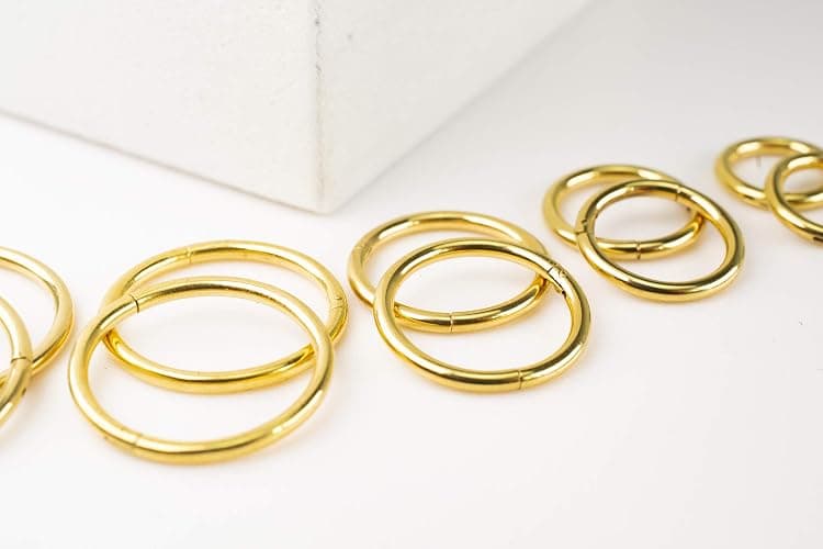 HQLA 16G Surgical Steel Hinged Clicker Segment Nose Rings Hoop Helix Cartilage Daith Tragus Sleeper Earrings Body Piercing for women 6mm 8mm 10mm 12mm 14mm thumbnail 6