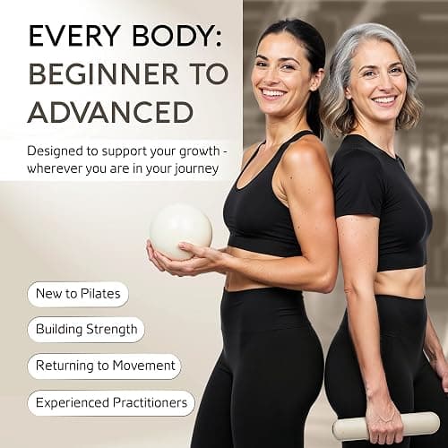 Pilates 101 Essential Pilates Kit & Equipment — Pilates Ring, Mini Ball, Resistance Bands, Hand Weights, Adjustable Ankle & Wrist Weights, Gliding Discs | 7-Piece Studio-Quality Set for Home & Studio thumbnail 5