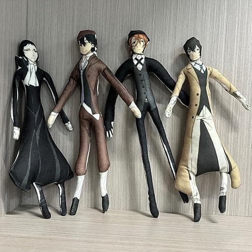 BSD Plush Dazai Osamu Soft Figure Twistable Anime Plushies Doll with Wire Frame Poseable Cartoon Stuffed Doll Decoration Gifts thumbnail 4