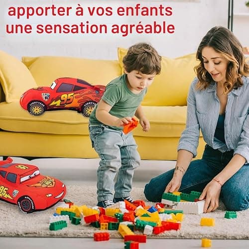 Voiture Carss Jouet en Peluche de Voiture Peluche Car 25cm Peluches Carss | Poupée en Peluches de Course de Voitures de Dessin Animé de Ldéal pour Jouer Collectionner et Câliner Car Jouet Doudou carss thumbnail 6