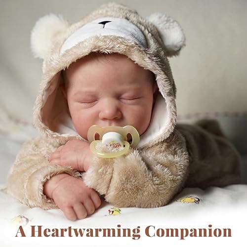BABESIDE 17 Inch Lifelike Reborn Baby Dolls, Full Body Vinyl Boy | Soft Body Realistic-Newborn Baby Doll with Silicone-Like Feel, Real Life Baby Dolls with Accessories, Gift for Kids Ages 3+ thumbnail 5