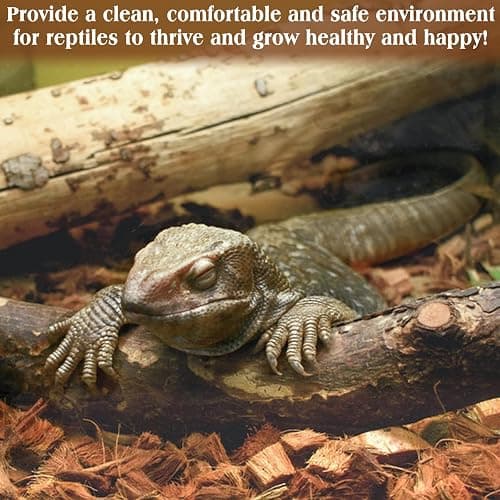 ZeeDix 10LBS Coconut Husk Chip Substrate for Reptiles, 72QT Compressed Organic Coco Coir Chips for Snake Habitat, Reptile Bedding for Ball Python, Tortoises, Geckos, Lizards Terrarium Tanks thumbnail 7