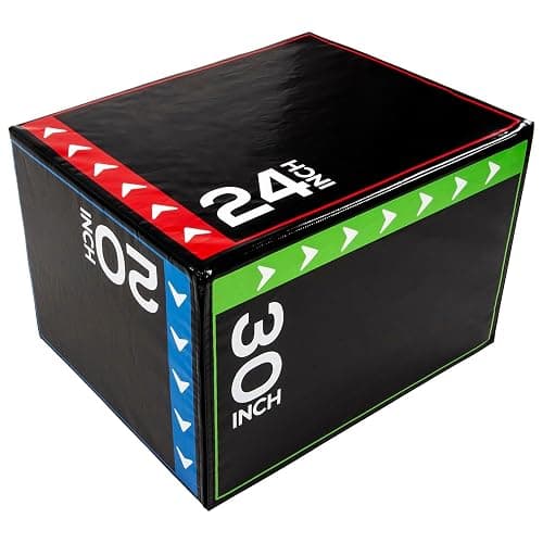 BalanceFrom 3-in-1 Foam Plyometric Jump Box for Home Gym with Multiple Height Options – Versatile Plyo with Non-Slip Surface for Strength, HIIT, Step-Ups, and Agility Training thumbnail 9