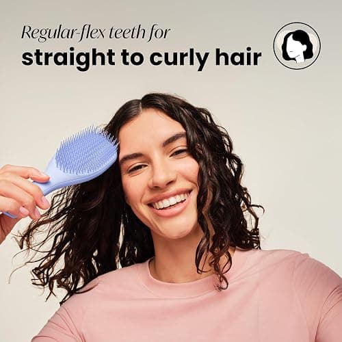 Tangle Teezer Ultimate Detangler Brush for Wet & Dry Hair, Eliminates Knots & Reduces Breakage for All Hair Types, Sweet Lavender thumbnail 3