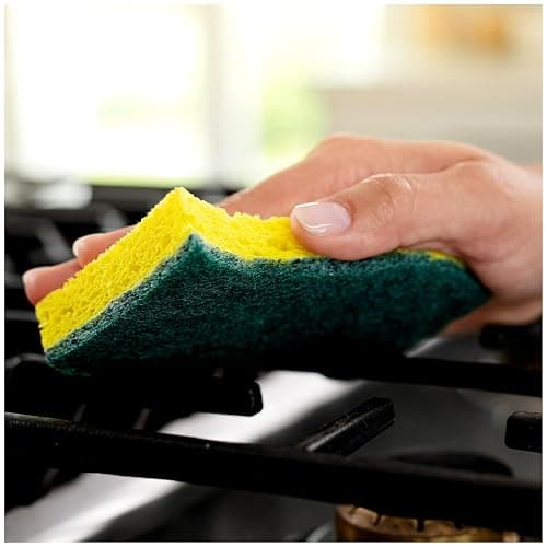Scotch-Brite Heavy Duty Scrub Sponge, 12 Kitchen Sponges, Designed for Tough Messes in the Kitchen, Lasts 3X Longer*, Best for Cast Iron Skillets, Outdoor Grills, Flexible, Durable & Strong thumbnail 2