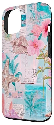 Beachy Blue Coquette Coastal Collage Aesthetic Summer Preppy Case for iPhone 13 - iPhone 13 thumbnail 2