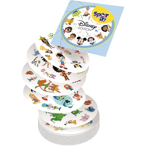 Spot It! / Dobble Disney (ML) - Fun Matching Game for Kids - Ages 6+ - 2-8 Players - 15 Minute Playtime - Made by Zygomatic thumbnail 5