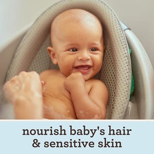 Aveeno Baby Wash and Shampoo - Gentle 2-in-1 Body Wash with Natural Oat Extract for Sensitive Skin - Tear-Free, Hypoallergenic Cleanser, Free from Parabens, Sulfates & Dyes - 975ml - 975 ml (Pack of 1) - Beauty thumbnail 4