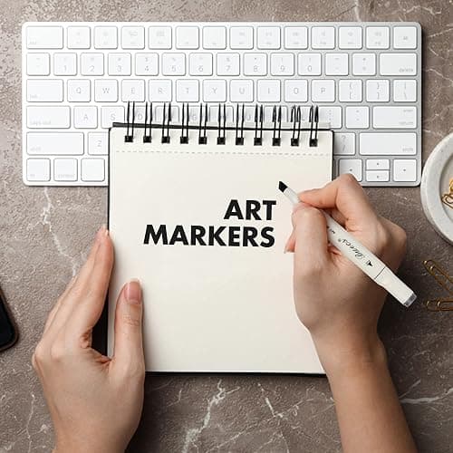 Buecs Alcohol Markers: Double Tipped Art Marker, 60 Count, suitable for Adults Artists Painting, Coloring Drawing Sketching, Multicolor thumbnail 2