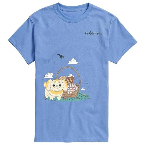 Pokémon - Fidough Picnic Faux Multi - Men's Short Sleeve Graphic T-Shirt - Image 1