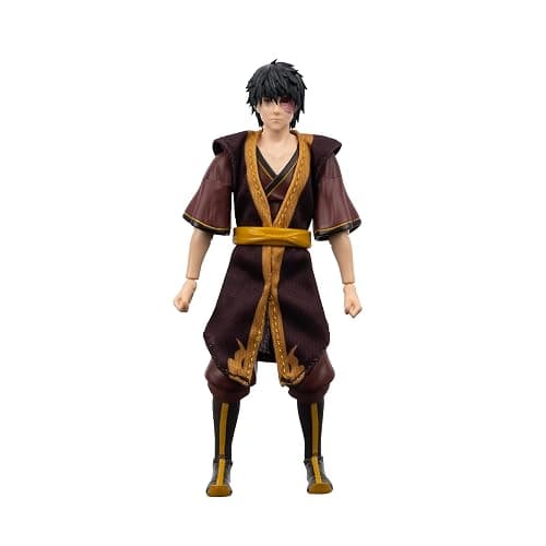 Avatar: The Last Airbender Zuko (Book Three) - 6.5-Inch Scale Figure with Alternate Faceplate, Swappable Hands, and Fire Bending Effect thumbnail 6