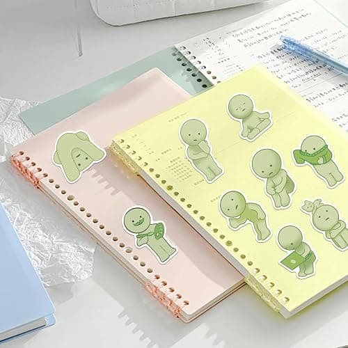 jixiejumo Smiski Stickers 50 Pcs, Cartoon Waterproof Vinyl Sticker Merch, Perfect for Water Bottles, Laptops, Gifts - SmiskiStickers thumbnail 4