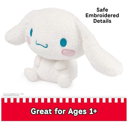 GUND Sanrio Cinnamoroll 6-Inch Plush Toy for Ages 1+ | Promotes Exciting Character Roleplay, Early Sensory Discovery, and Creative Pop Culture Storytelling thumbnail 6