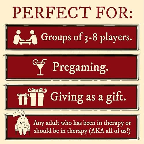 Horrible Therapist: Extra Horrible Edition by Exploding Kittens - A Card Game for 3-8 Players, Ages 17+ - Adult Party Game for Family Night thumbnail 7