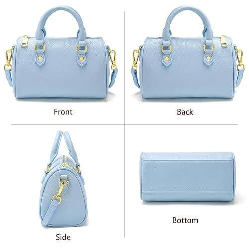 Crossbody Handbags and Purses for Women Small Vegan Leather Boston Top Handle Purse Shoulder Bags Cute Satchel Handbag thumbnail 3