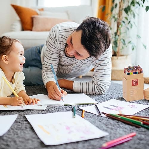 KALOUR Premium Colored Pencils,Set of 120 Colors,Artists Soft Core with Vibrant Color,Ideal for Drawing Sketching Shading,Coloring Pencils for Adults Beginners kids… - 120 thumbnail 6