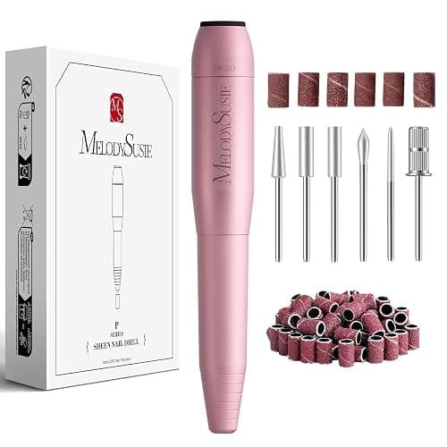 MelodySusie Pen-Shaped Portable USB Nail Drill, PC120I 20000RPM Electric Nail File with Compact Design for All Nail Care, Manicure Polishing, Shaping & Gel Removal at Home for Beginners - Image 1