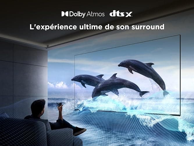 TCL 65T6C Fire TV 65 Pouces QLED 4K UHD Smart TV, HDR (Multi-Format), Dolby Atmos, Motion Clarity thumbnail 9