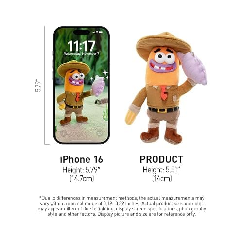 POP MART Spongbob Residents of Bikini Bottom-Whimsical Plush Part2, Blind Box Keychain – Plush Pendant, Bag Charm, Collectible Holiday Birthday Gift, Single Box thumbnail 3