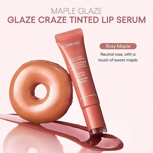 LANEIGE Glaze Craze Tinted Lip Serum: Hydrating Lip Serum for Glossy, Nourished Lips with Plumping Polypeptides thumbnail 7