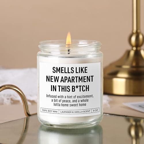 Karply Funny Housewarming Candle, New Apartment Gifts, House Warming Gifts New Home for Men, Women, Couple, Family - First Apartment Essentials, 1st Apt. Must Haves - Closing Presents for Home Buyers thumbnail 5