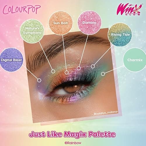ColourPop Winx Club Shadow Palette - Pastelle Palette with Metallic and Matte Finishes - High-Pigment Makeup with a Long-Wearing Formula - Just Like Magix (0.58 oz) thumbnail 3