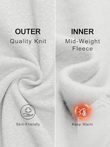 Trendy Queen Womens Wide Leg Fleece Lined Sweatpants Winter Baggy Lounge Travel Pants Fashion Outfits 2025 Joggers Clothes thumbnail 2