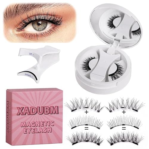 (1 Pair) CT10-2 Newly Upgraded Soft Magnetic Eyelashes - Natural Look, Reusable with Applicator, Glue-Free Magnetic Lashes Kit for Effortless Wear & Removal thumbnail 3