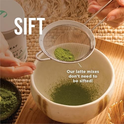 Jade Leaf Matcha - Traditional Porcelain Tea Bowl with Pour Spout - Hand Made Porcelain with White Matte Glaze - For Perfectly Whisked Green Tea (18 Ounce) - Great Gift for Matcha Lovers thumbnail 5