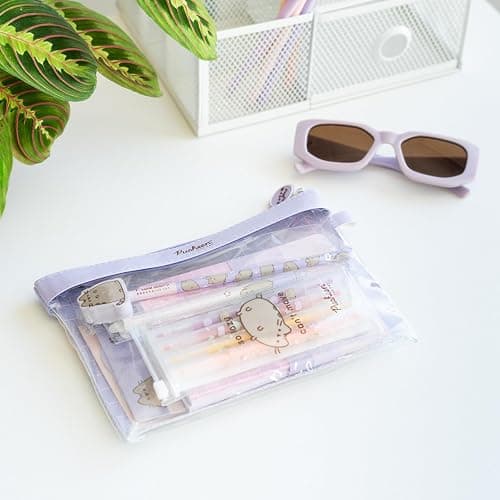Pusheen Stationery Set | Pusheen Pencil Case With A6 Notebooks, Highlighters, Sticky Notes, Paper Clips, Stickers, Pen, Pencil | Pusheen Merchandise | Pusheen Gifts thumbnail 7