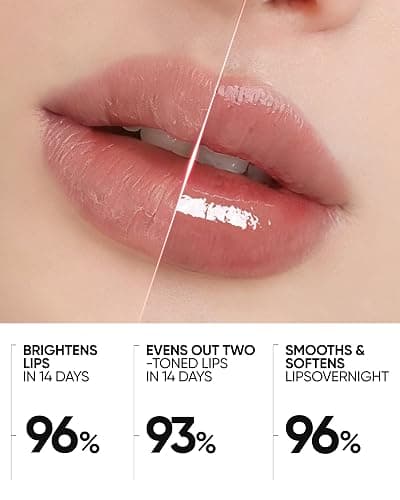 SKINTIFIC Peptide Brightening Lip Serum, Hydrating & Plumping Tinted Lip Gloss, Moisturizing Lip Balm with Polypeptides & Squalane for Glossy Sheer, Smooth Lips(00 Clear) thumbnail 3