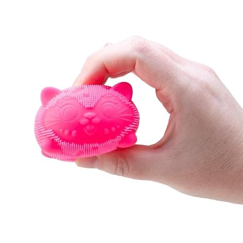 Schylling Needoh Wild Cats Fuzz Ball - Sensory Squeeze Toy - Colors May Vary thumbnail 6