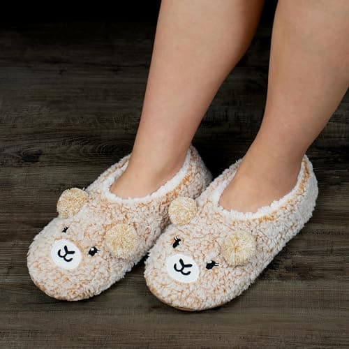 cosyone1997 Cute Animal Slippers for Kids Girls Women, Fuzzy House Socks with Soft Anti-Skid Soles - Unique Gifts for Mom and Animal Lovers! thumbnail 2