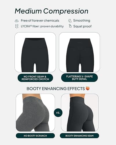 PAVOI ACTIVE Buttery Soft Workout Leggings for Women - High Waisted No Front Seam Gym Leggings Yoga Pants - FlexFlow thumbnail 6
